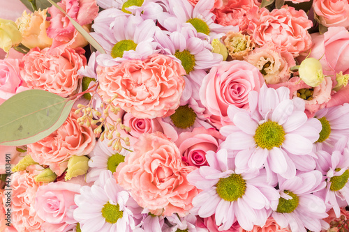 Various flowers, close.