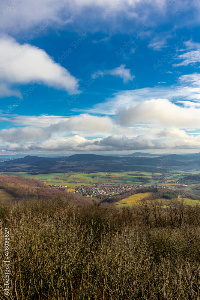 Winterwanderung durch die schöne Vorderrhön bei Mansbach - Hessen
