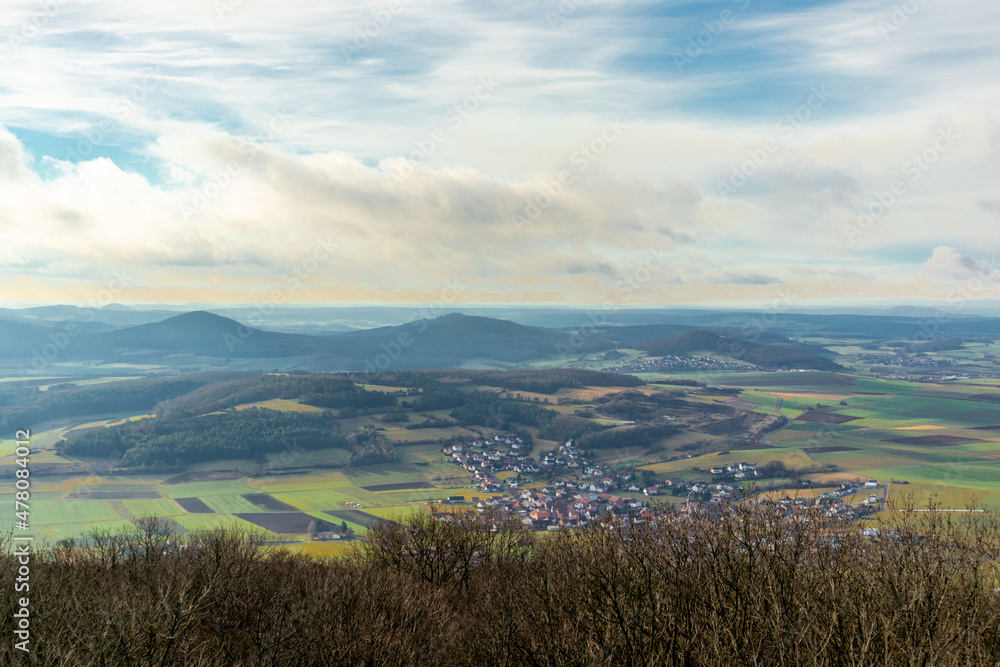 Winterwanderung durch die schöne Vorderrhön bei Mansbach - Hessen
