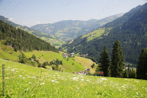 Grossarl valley in the Austrian Alps  Austria