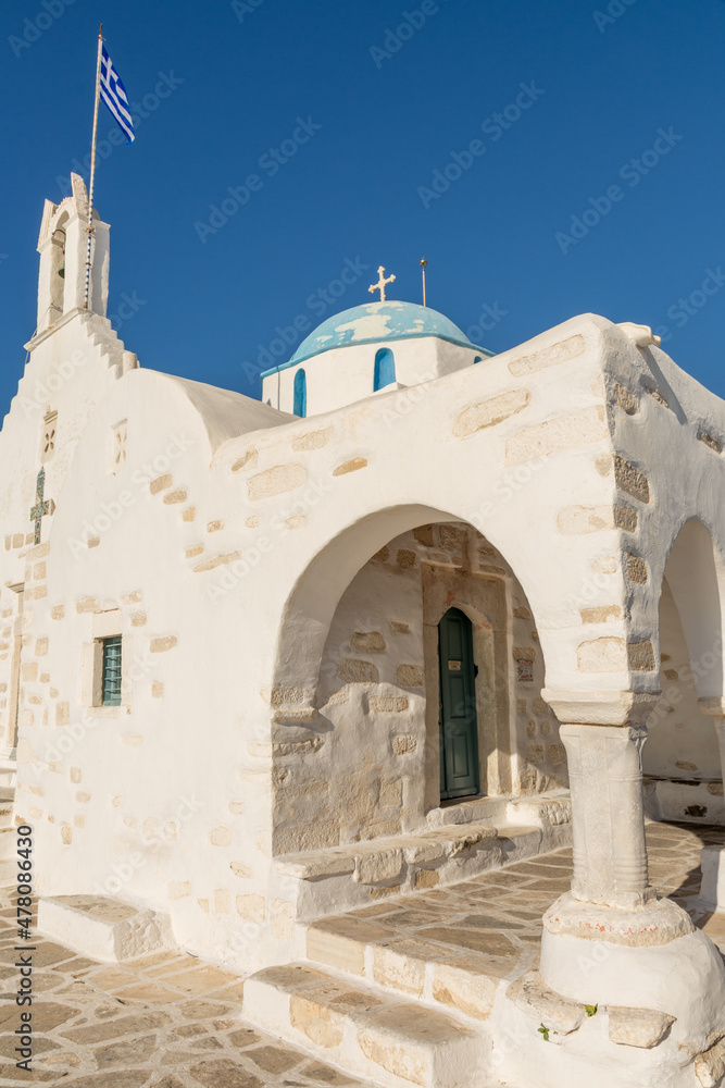 The Church of Agios Konstantinos in Parikia, Paros, Greece