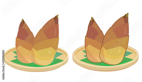 たけのこのベクターイラスト