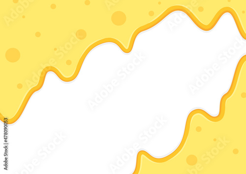 Cheese vector. wallpaper. background. cheese stretch. cheese on white background. Cheese frame.