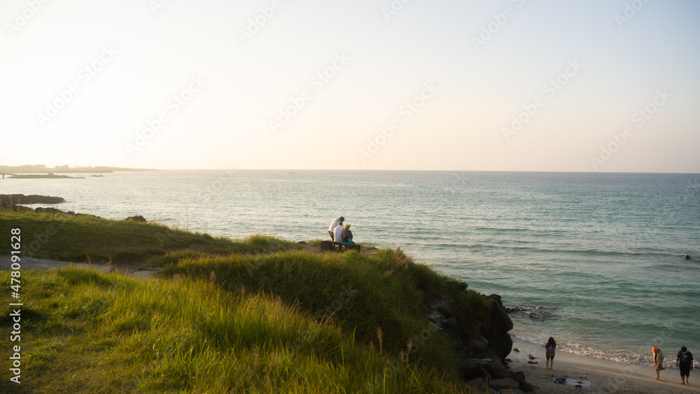 jeju sea and peopele