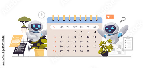 robots using calendar planning day scheduling appointment time management artificial intelligence