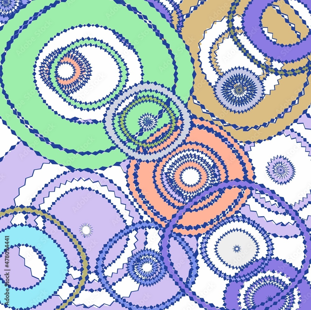 Fototapeta premium seamless pattern with circles