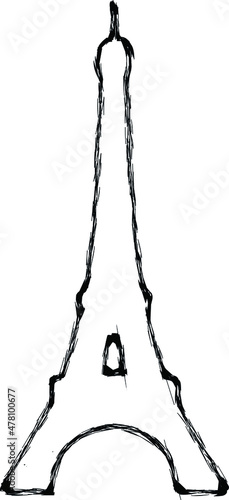 Sketch of the Eiffel Tower