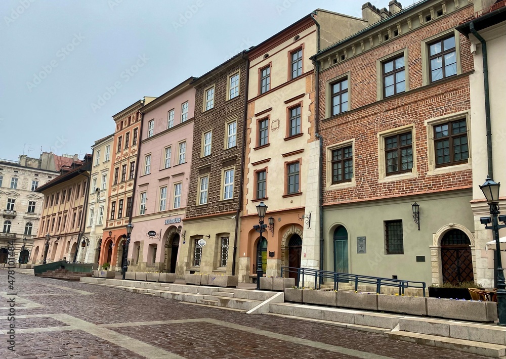 old houses in the old town of warsaw