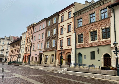 old houses in the old town of warsaw