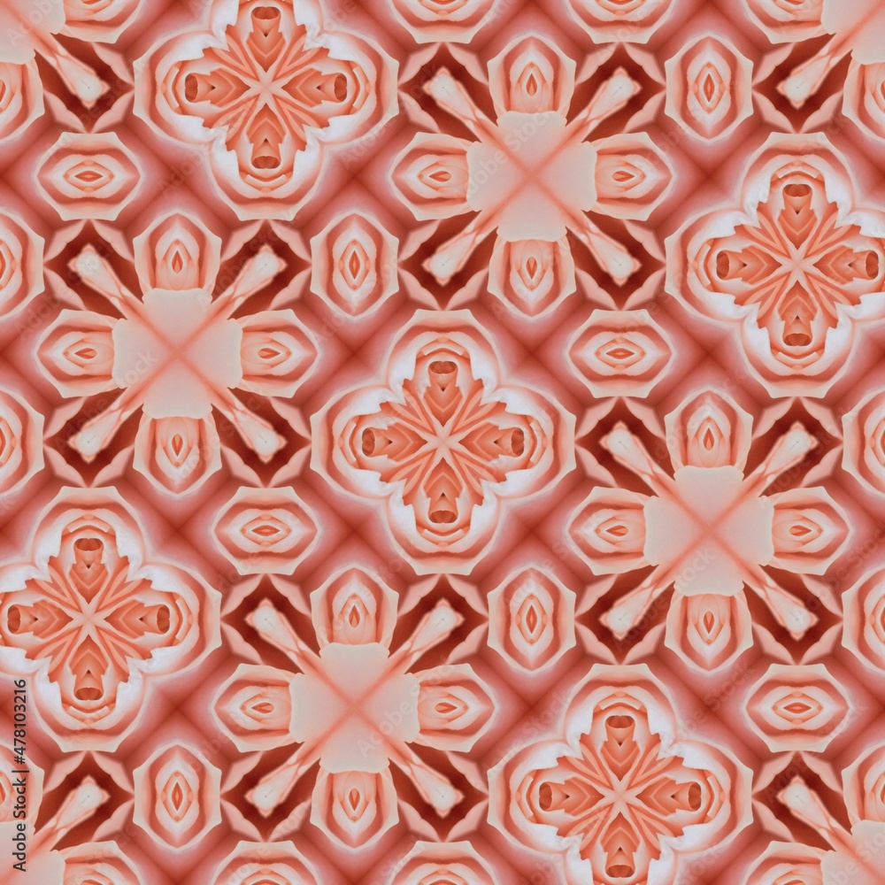 Abstract pattern in pink and peach colors Abstract pattern in pink and peach colors