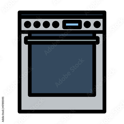 Kitchen Main Stove Unit Icon