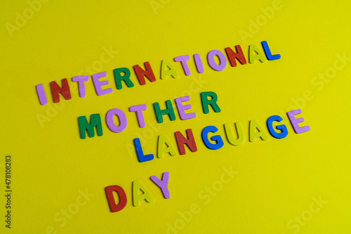 21 February. United Nations International Mother Language day photo