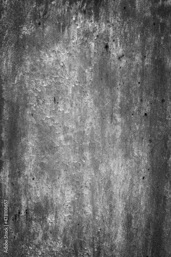 Black and white grunge old metal texture.