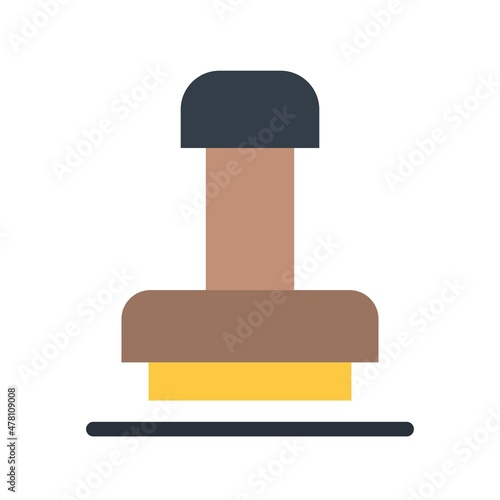 Stamp Flat Vector Icon Design