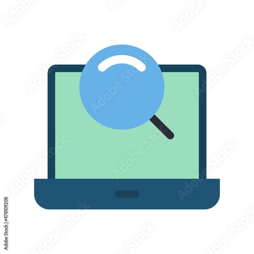 Serach Flat Vector Icon Design