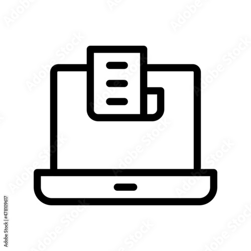 File Line Vector Icon Design