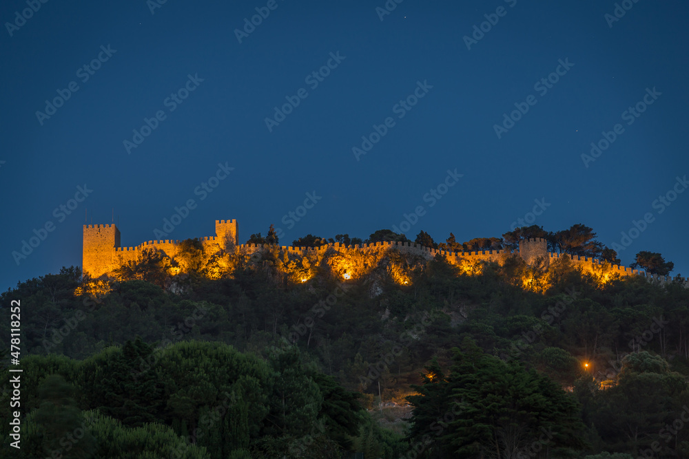 Castelo de Sesimbra em Portugal