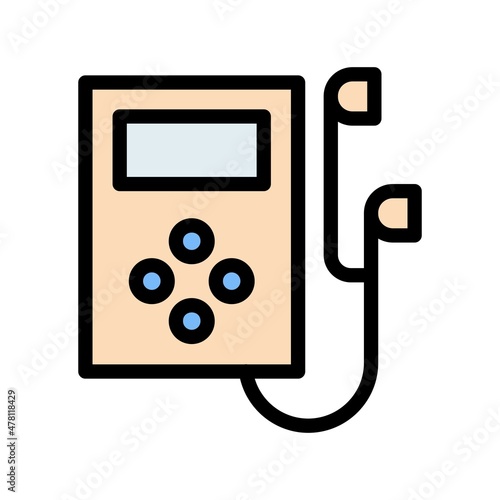 Mp3 Line Filled Vector Icon Design