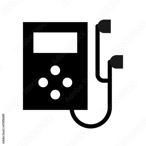 Mp3 Glyph Vector Icon Design