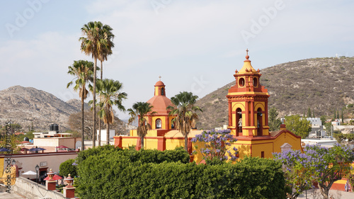 Saint Sebastians Tempel and Church of Peña de Bernal City in Querétaro state of central Mexico. photo