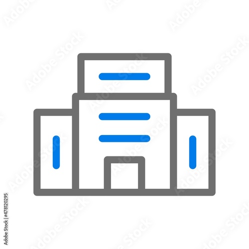 Corporate Line Blue Vector Icon Design