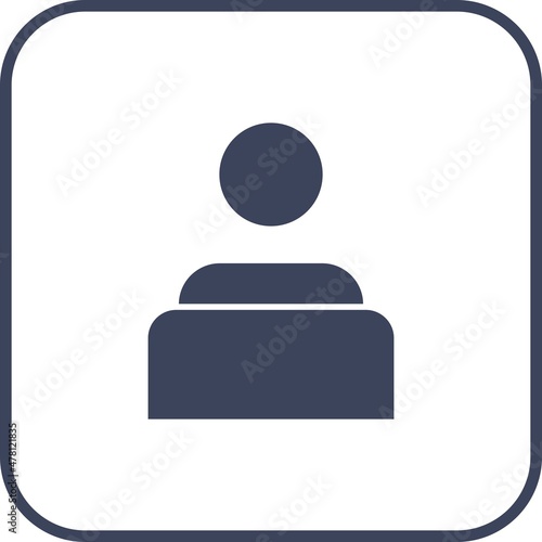 Insomina Glyph Round Corner Vector Icon Design