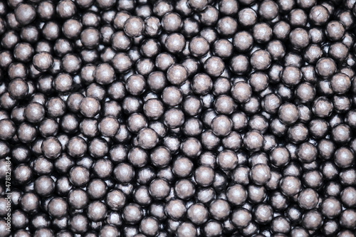 Heap of buckshot for shotgun