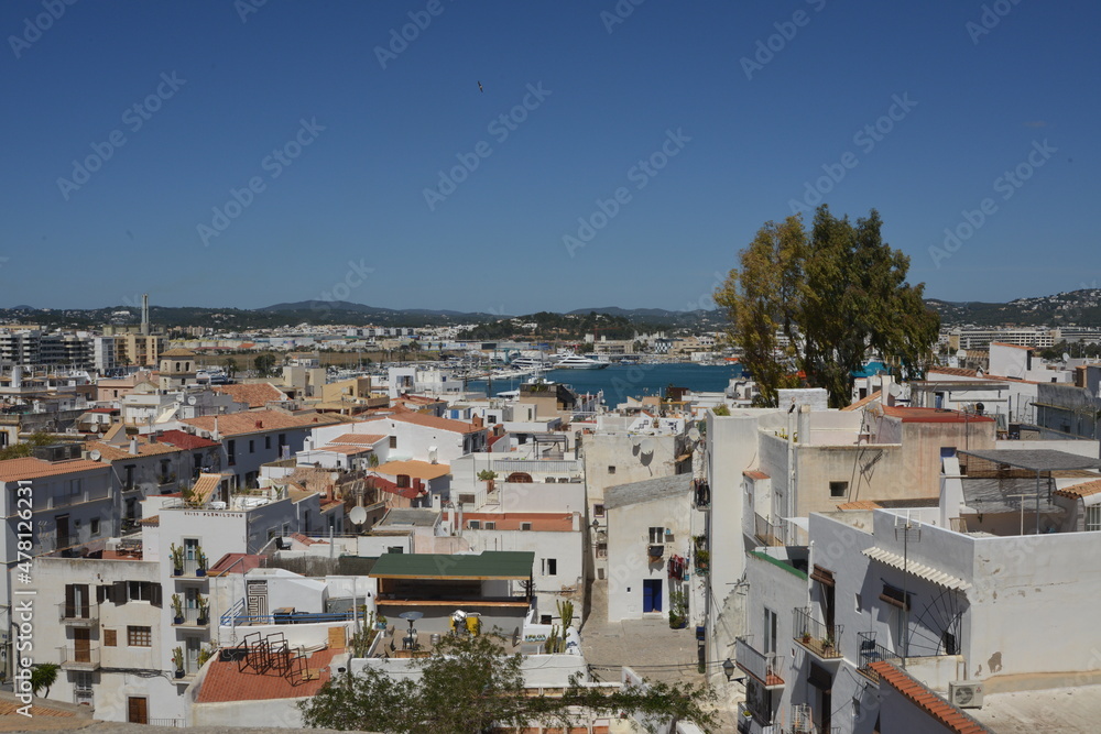 View of the city Ibiza