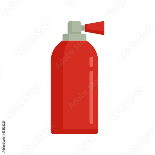 Fire extinguisher for car icon flat isolated vector