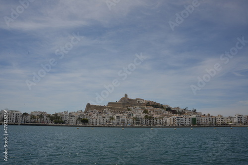 view of the old town of ibiza