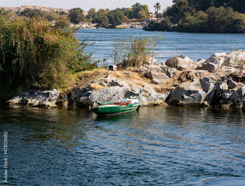 Nuba Scene - Boat.jpg photo