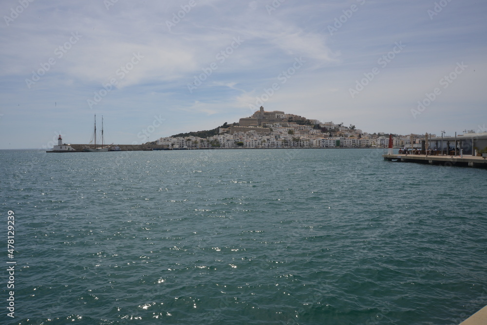 view of the port of Ibiza