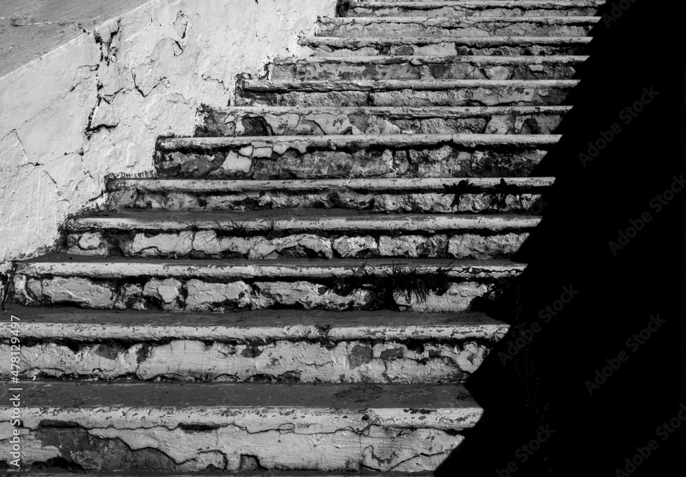 stone staircase in the park stone staircase in the park