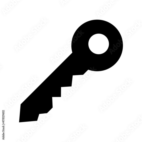Key Glyph Vector Icon Design