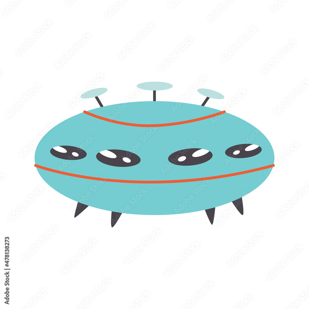 Blue Alien saucer Blue Alien saucer