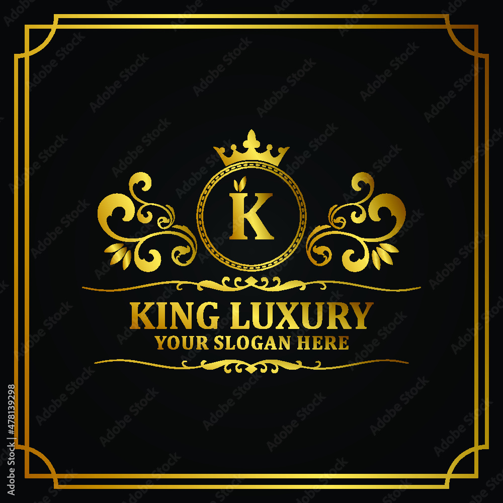 Luxury Logo With Crown Luxury Logo With Crown
