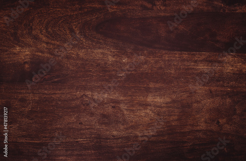 Dark Rich Brown Wood Background