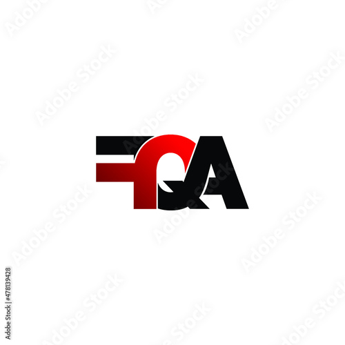 Free Download FQA letter monogram logo design vector - GFXLoad