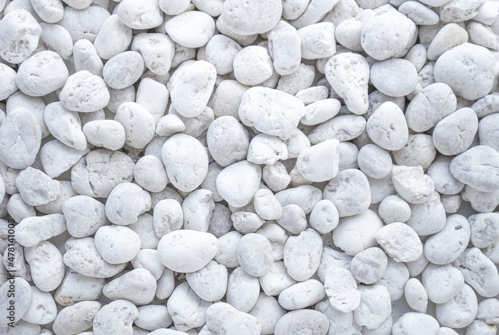 White pebbles stone texture and background White pebbles stone texture and background