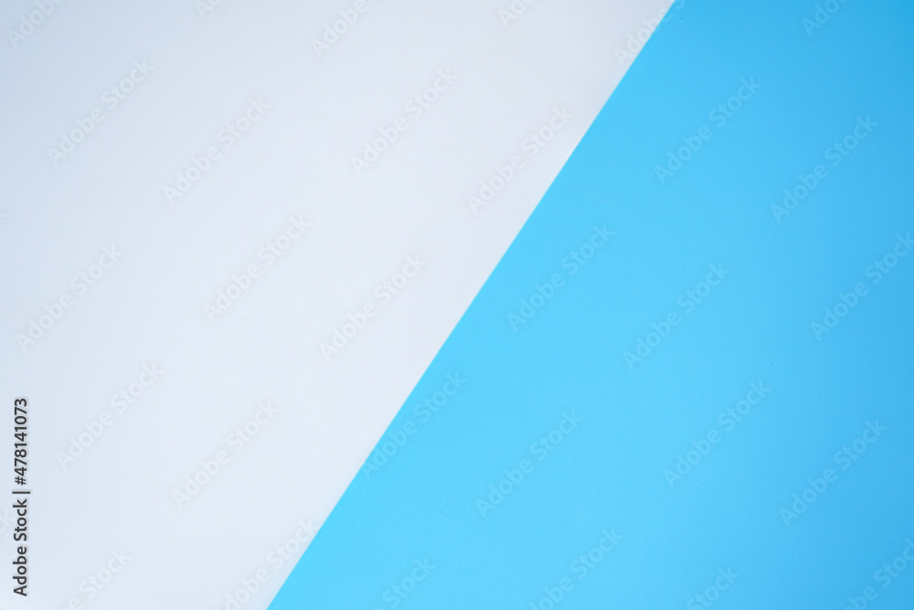 Abstract background of blue and white paper sheet texture 