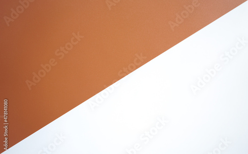 Abstract background of brown and white paper sheet texture 