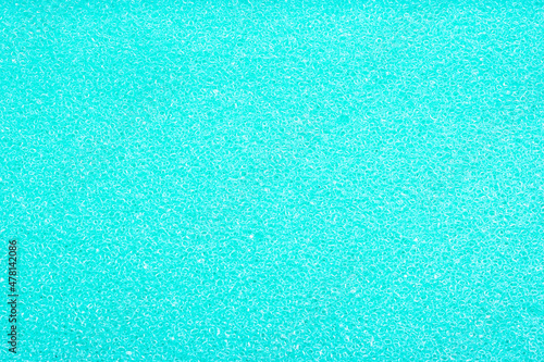 Blue sponge texture closeup macro