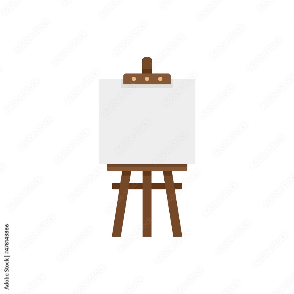 Easel icon flat isolated vector Easel icon flat isolated vector