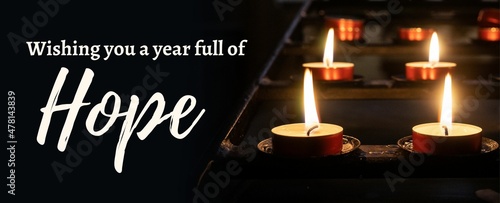 New year's wish: Wishing you a year full of hope