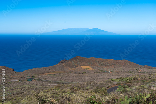 Views of La Palma from El Hierro Island