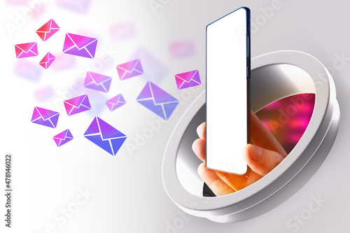 Email correspondence on pho...