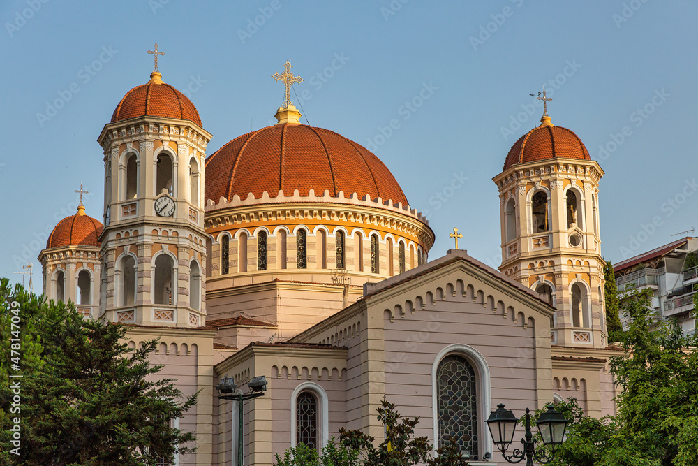 Saint Gregory Palamas Holy Metropolitan Church in Thessaloniki, Greece.