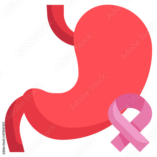 STOMACH flat icon