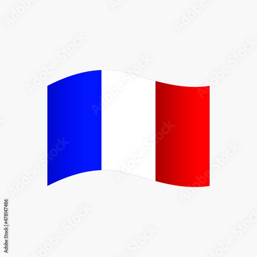 Free Download France Waving Flag vector illustration - GFXLoad