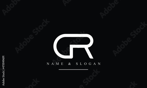 RG, GR, R, G abstract letters logo monogram